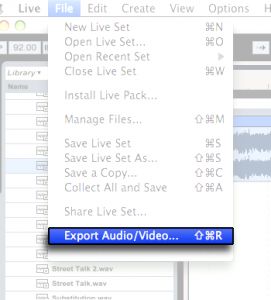 export-audio
