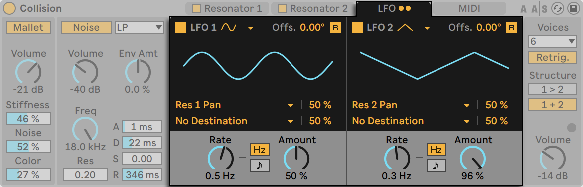LFO de Collision.