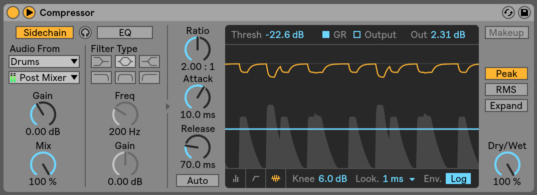 Live Audio Effect Reference Ableton Reference Manual