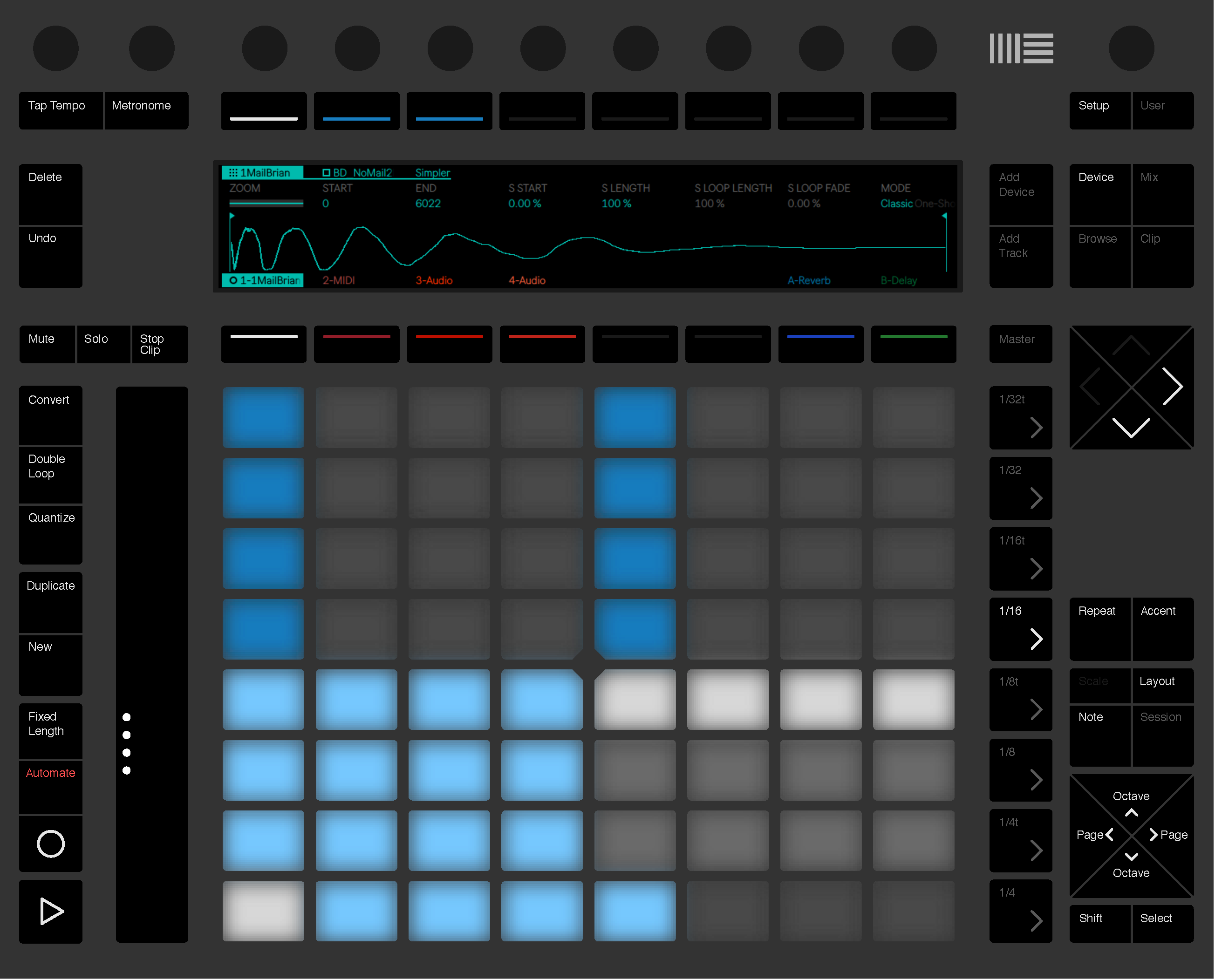 Ableton mixer controller app