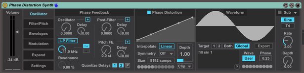pechmann’s Phase Distortion Synth